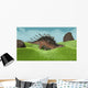 Kentrosaurus Walking across Prehistoric Wall Decal Design 2