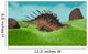 Kentrosaurus Walking across Prehistoric Wall Decal Design 2