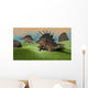 Two Kentrosaurus Dinosaurs Walking Wall Decal Design 1