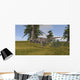 Ceratosaurus Running across Grassy Wall Decal Design 3