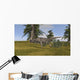 Ceratosaurus Running across Grassy Wall Decal Design 3