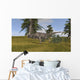 Ceratosaurus Running across Grassy Wall Decal Design 3