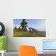 Ceratosaurus Running up Hill Wall Decal