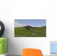 Dicraeosaurus Walking across Grassy Wall Decal Design 2