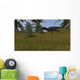 Majungasaurus Running across Grassy Wall Decal Design 5