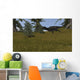 Majungasaurus Running across Grassy Wall Decal Design 5