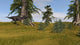 Majungasaurus Running across Grassy Wall Decal Design 4