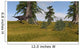 Majungasaurus Running across Grassy Wall Decal Design 4