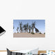 Large Brachiosaurus Grazing Island Wall Decal