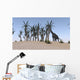Large Brachiosaurus Grazing Island Wall Decal