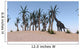 Large Brachiosaurus Grazing Island Wall Decal