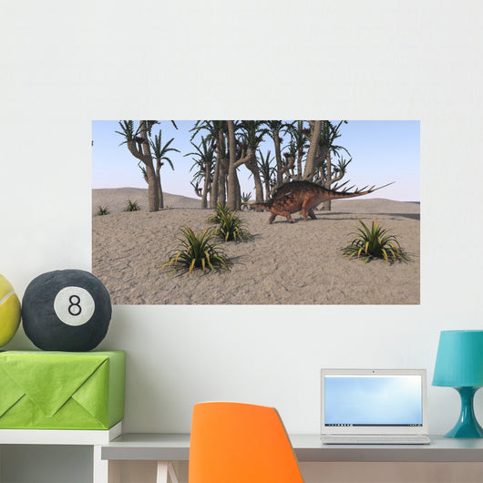 Kentrosaurus Roaming Island Environment Wall Decal