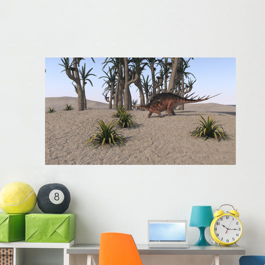 Kentrosaurus Roaming Island Environment Wall Decal