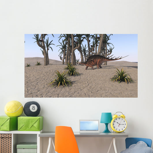 Kentrosaurus Roaming Island Environment Wall Decal