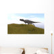 Ceratosaurus Running across Grassy Wall Decal Design 2