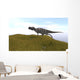 Ceratosaurus Running across Grassy Wall Decal Design 2