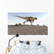 Ceratosaurus Running across Barren Wall Decal Design 1