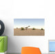 Coelophysis Walking across Barren Wall Decal Design 1