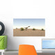 Coelophysis Walking across Barren Wall Decal Design 1