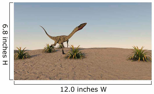 Coelophysis Running across Desert Wall Decal