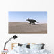 Triceratops Walking across Barren Wall Decal Design 1