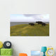 Three Einiosaurus Dinosaurs Walking Wall Decal Design 2