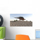 Kentrosaurus Walking across Barren Wall Decal Design 3