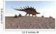 Kentrosaurus Walking across Barren Wall Decal Design 3