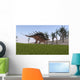 Kentrosaurus Walking across Grassy Wall Decal Design 7