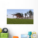 Kentrosaurus Walking across Grassy Wall Decal Design 7