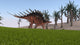 Kentrosaurus Walking across Grassy Wall Decal Design 7