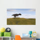 Majungasaurus Walking across Grassy Wall Decal Design 1