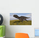 Majungasaurus Running across Grassy Wall Decal Design 2