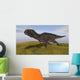 Majungasaurus Running across Grassy Wall Decal Design 2
