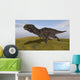 Majungasaurus Running across Grassy Wall Decal Design 2