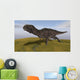 Majungasaurus Running across Grassy Wall Decal Design 2