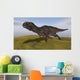 Majungasaurus Running across Grassy Wall Decal Design 2