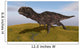 Majungasaurus Running across Grassy Wall Decal Design 2