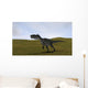 Monolophosaurus Walking across Grassy Wall Decal Design 5
