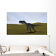 Monolophosaurus Walking across Grassy Wall Decal Design 5