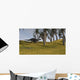 Dicraeosaurus Savanna Landscape Wall Decal Design 2