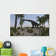 Large Brachiosaurus Grazing Foliage Wall Decal