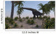 Large Brachiosaurus Grazing Foliage Wall Decal