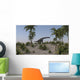 Large Brachiosaurus Grazing Wall Decal Design 2