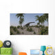 Large Brachiosaurus Grazing Wall Decal Design 2
