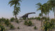 Large Brachiosaurus Grazing Wall Decal Design 2
