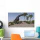 Large Brachiosaurus Grazing Wall Decal Design 1