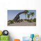 Large Brachiosaurus Grazing Wall Decal Design 1