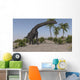 Large Brachiosaurus Grazing Wall Decal Design 1