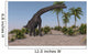 Large Brachiosaurus Grazing Wall Decal Design 1